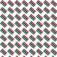 Pattern with Geometric Striped Design in Red, Black, and Green vector