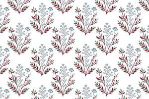 seamless floral pattern featuring botanical flowers and foliage for textile wallpaper wrapping paper nature inspired designs and garden patterns vector