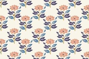 seamless floral pattern with nature inspired elements for wallpaper fabric wrapping cards and botanical themed designs vector