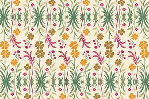 seamless floral pattern with detailed red dahlias leaves and blossoms ideal for wallpaper fabric wrapping paper and botanical designs vector