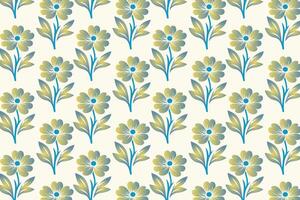 seamless floral pattern with intricate flowers, delicate leaves, and natural elements perfect for wallpaper, textile, wrapping paper, and botanical designs vector