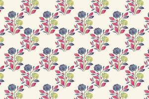 seamless floral pattern with detailed botanical elements for fabric wallpaper wrapping paper nature inspired prints and garden themed backgrounds vector