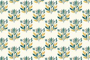 seamless floral pattern with detailed botanical elements for textile design wallpaper wrapping paper nature inspired patterns and garden themed prints vector