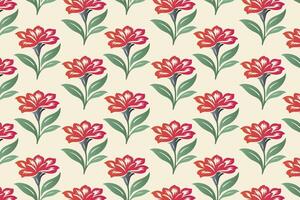 seamless floral pattern with intricate botanical elements for wallpaper textile wrapping cards garden inspired designs and nature themed backgrounds vector