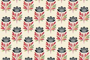 seamless floral pattern with botanical flowers and foliage for wallpaper fabric wrapping paper spring designs and garden inspired patterns vector