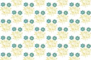 seamless floral pattern with botanical flowers and leaves for textile design wallpaper wrapping paper nature inspired themes and seasonal backgrounds vector