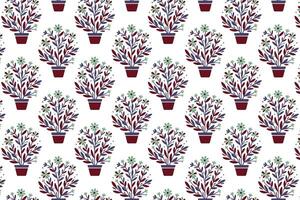 seamless floral pattern with detailed flowers and leaves for textile design wallpaper wrapping paper nature inspired prints and botanical backgrounds vector