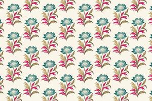 seamless floral pattern with intricate flower and leaf designs for wallpaper fabric wrapping paper botanical backgrounds and garden inspired creations vector