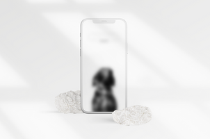 Phone UI Scene Mockup template presentation psd