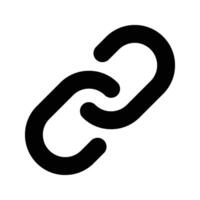 Link icon. Chain Symbol. for mobile concept and web design. illustration on background vector
