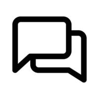 Chat Bubble Icon. Chat, message, message, sms, chat, chatting, talk line icon illustration vector