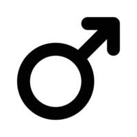 Male icon. sign for mobile concept and web design. illustration vector