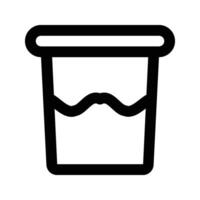 Urine test icon isloated on background vector