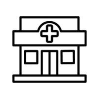 Hospital Icon. symbol for mobile concept and web design. illustration vector