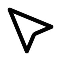 Cursor icon. Pointer sign. for mobile concept and web design. illustration vector