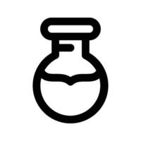 Chemistry flask Icon. symbol for mobile concept and web design. illustration vector