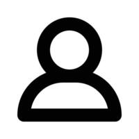 Profile icon. User Symbol. Avatar sign. for mobile concept and web design. illustration on background vector