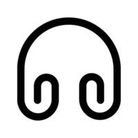 Headphones icon Customer service sign. for mobile concept and web design. illustration background vector