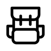 Army backpack icon. Army backpack design concept from Army collection. Simple element illustration on background. vector