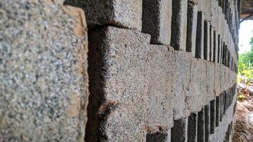Stack of concrete blocks photo