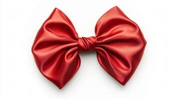 Glossy Red Bow photo