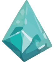 Geometric shape of crystal gemstone reflects png