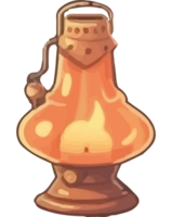 old lantern handle ornate icon isolated png