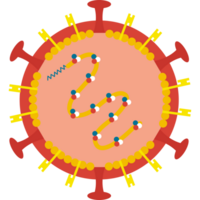 virus nipah inside icon isolated png