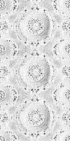 Intricate white lace pattern showcasing delicate floral designs and textures photo