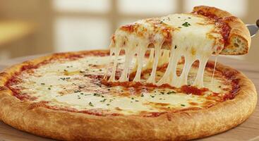 slice of pizza with cheese photo
