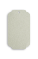 price tag mockup in razor shape png
