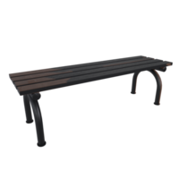 Slim wooden bench designed for outdoor and indoor seating in various settings png