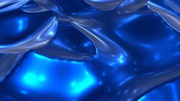 Blue Background Animation With Waves video