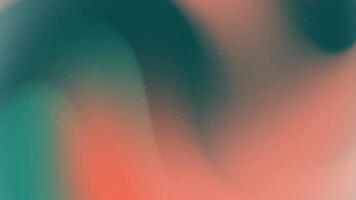 Teal and coral blend smoothly tiny specks float within. video