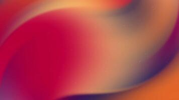 Red orange and blue hues blend creating a smooth gradient. video