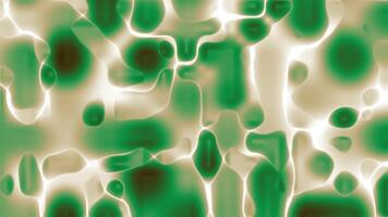 Green brown shapes blend creating abstract fluid patterns. video
