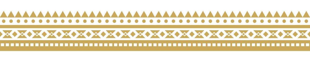 Ethnic Border Art Pattern Featuring Abstract, Folk, and Cultural Texture. vector