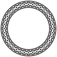 Ornamental Border in Ethnic Style for Timeless Elegance. vector