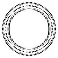 Baroque and Antique Ethnic Frame Border Swirl with a Retro Touch. vector