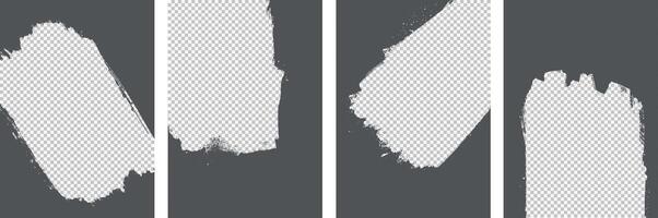 Set of Grunge patch on dark background style Brochure cover background design vector