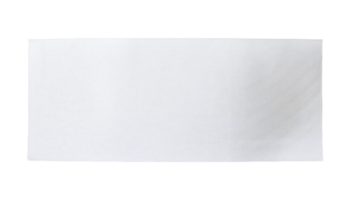 clean white paper sheet isolated background, blank plain rectangle paper for writing drawing crafting printing png
