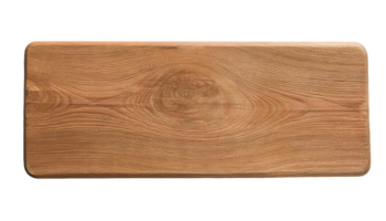 rechthoekig houten bord geïsoleerd achtergrond, natuurlijk hout structuur oppervlakte snijdend bord voor keuken of portie, rustiek hout plaat png
