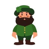 Celebrating St. Patrick s Day with festive characters in green attire vector