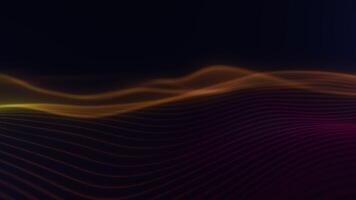 Glowing Gradient Wave Motion Background video