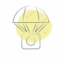 Icon Hot Ballon. related to Hobbies symbol. Color Spot Style. design editable vector