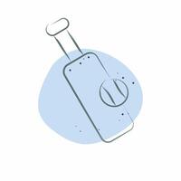 Icon Cricket. related to Hobbies symbol. Color Spot Style. design editable vector