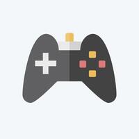 Icon Gamepad. related to Hobbies symbol. flat style. design editable vector