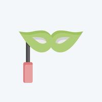 Icon Masquerade. related to Hobbies symbol. flat style. design editable vector
