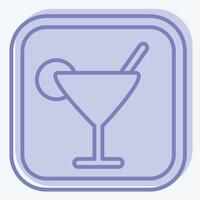 Icon Bar. related to Public symbol. two tone style. design editable vector
