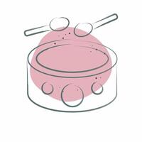 Icon Drumbeat. related to Hobbies symbol. Color Spot Style. design editable vector